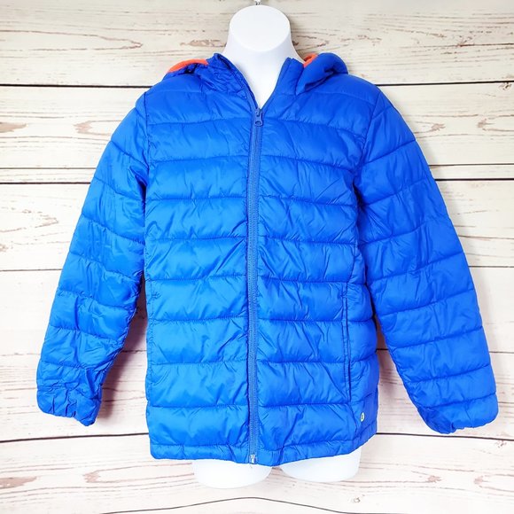 Xersion Other - Xersion blue puffer hooded jacket boys M 10/12